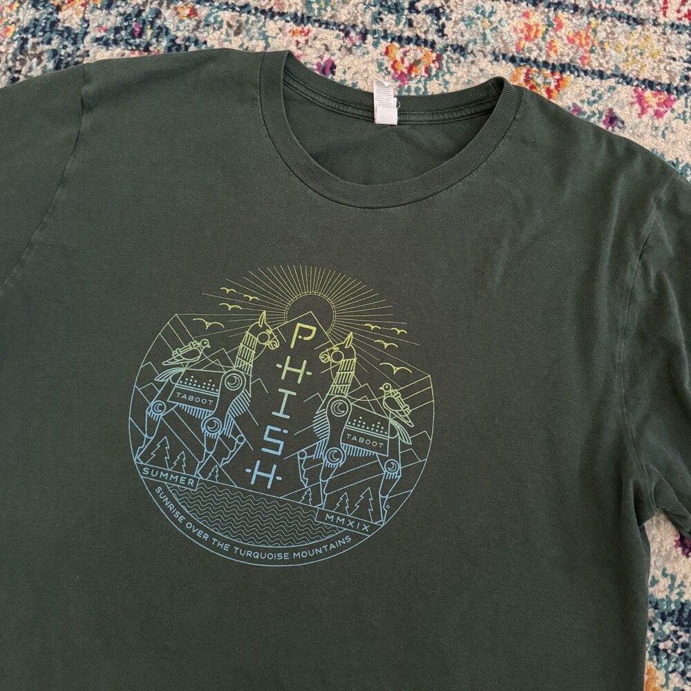 Phish Summer MMXIX Sunrise Over the Turquoise Mountains 2019 Summer Tour XL